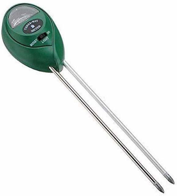 Soil pH Meter, 3-in-1 Soil Tester Kits with Moisture,Light and PH Test for Garden, Farm, Lawn, Indoor & Outdoor All-in-One Analog Moisture Measurer