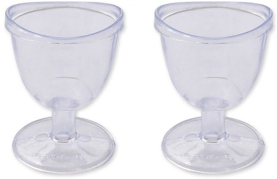 zivavi Pack of 2 Plastic Non Toxic Transparent Eye Wash Cup (Set of 2)-picture-15