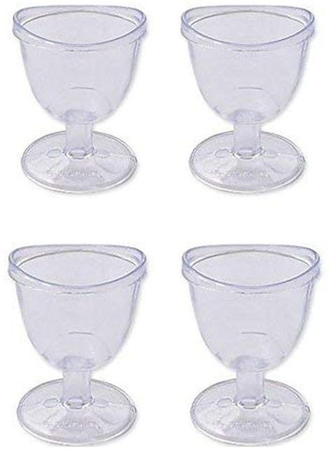 Pack of 4 Plastic Non Toxic Transparent Eye Wash Cup (Set of 4)-image-48