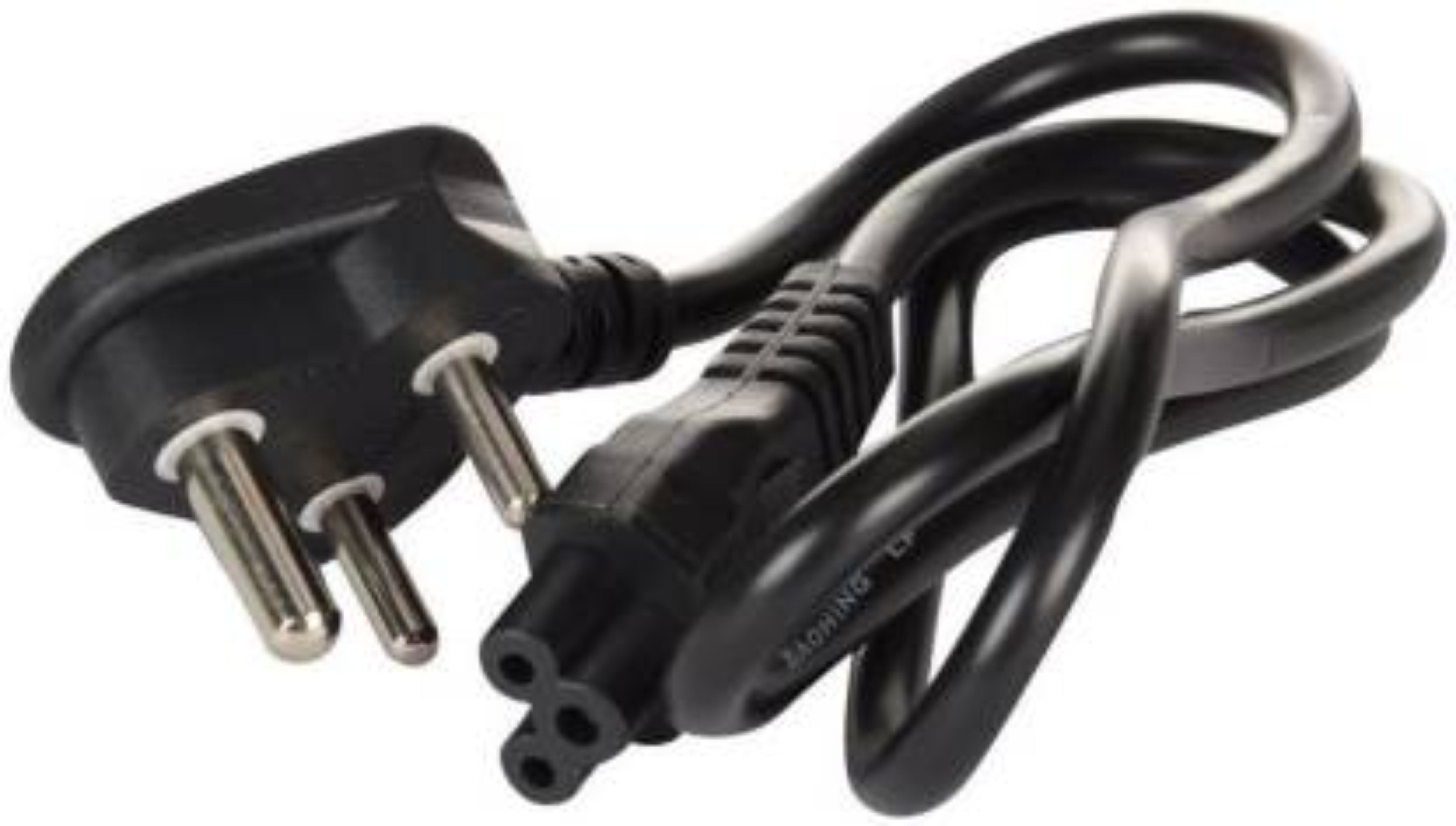 Lapower Power Cord 1.2 m Heavy Quality Power Cable for Laptop Charger Adapter 1.2 m Power Cord (Compatible with Laptop Charger Adapter, Black, One Cable)-image-20