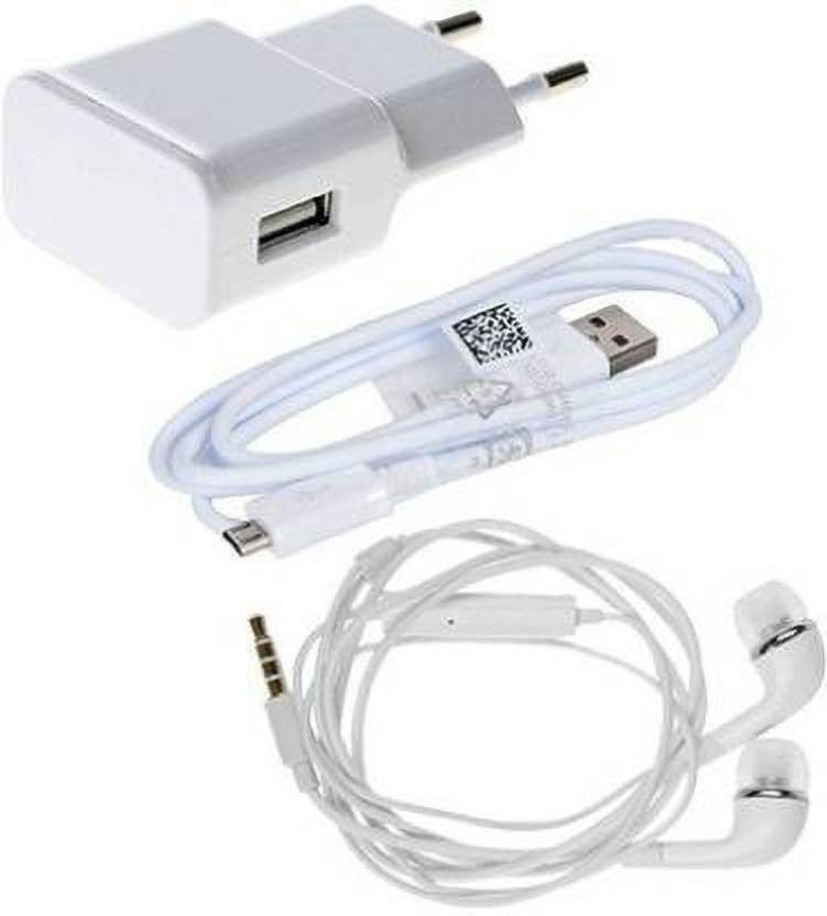techzhub Wall Charger Accessory Combo for For Samsung Galaxy On8, Z2, On7, On Nxt, J7, On7 Pro, S7 Edge, J7 Prime, J5 Prime, J5 2016, J2 2016, J7 2016, A9 Pro, On5 Pro, A8, J3 Pro, J2 Pro, Grand 2, Z3, A5 2016, A7 (2016), J3 2016, On5, J5, Note 4, On Nxt, J2 Ace, Z2, J1 Ace, A3 2016, S5, Note 3, Z1, J1 2016, Note 2 and for all smartphones. image 1