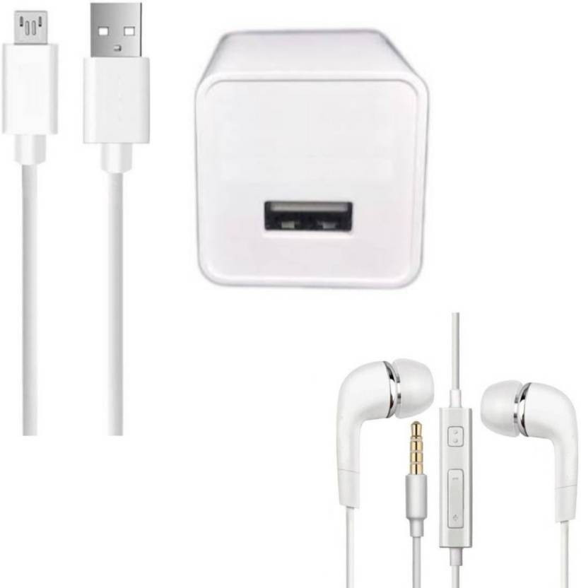 techzhub Wall Charger Accessory Combo for For charger for oppo f1s / f3 / f3 plus / f5 / f5 youth / f7 / a83 / a37f / a37 / a71 / a57, F1S, F1 PLUS, FIND 7/ 9, F3, A59S, R9S, and all smart phone charger image 1