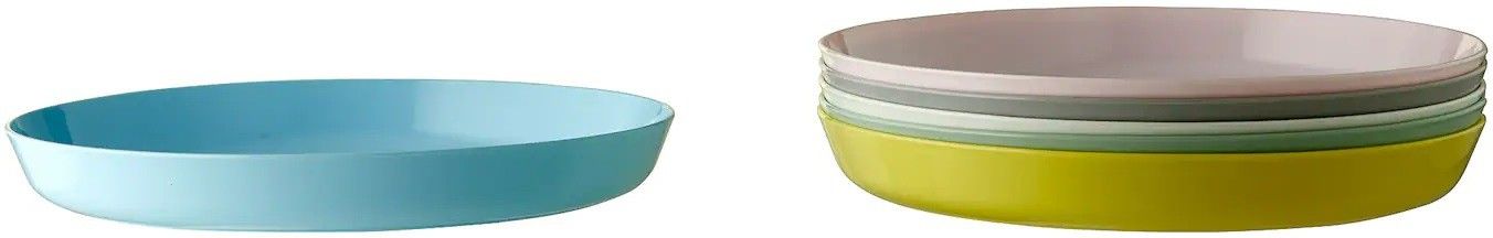ikea KALAS Plate, mixed colors Quarter Plate-picture-15