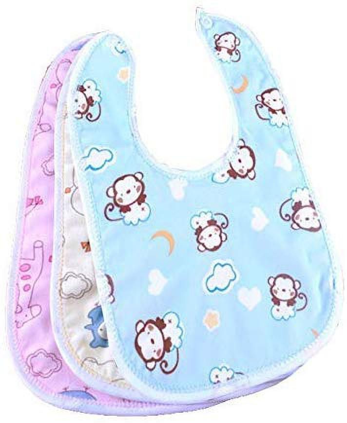 brandonn Double Layered Waterproof Colorful Preinted Baby Bibs-picture-17