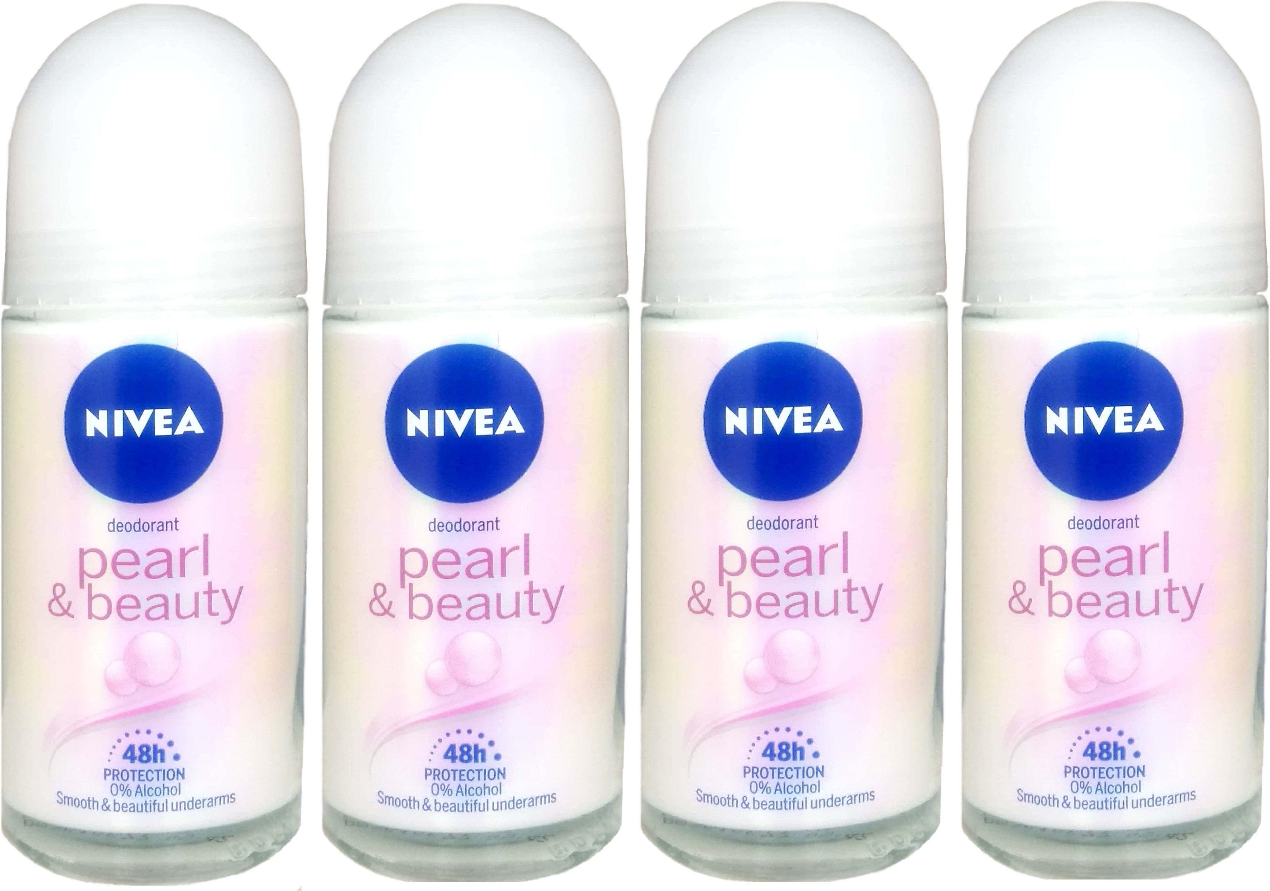 nivea Pearl & Beauty Deodorant Roll-on 4 Units of 25ml Deodorant Roll-on-For Women-picture-7
