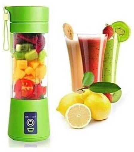 guggu EXM_543E Smart Portable Electric Fruit Juice Maker/Blender USB Rechargeable Mini Juicer/ Work as power bank also Mixer Juicer Jar image 1