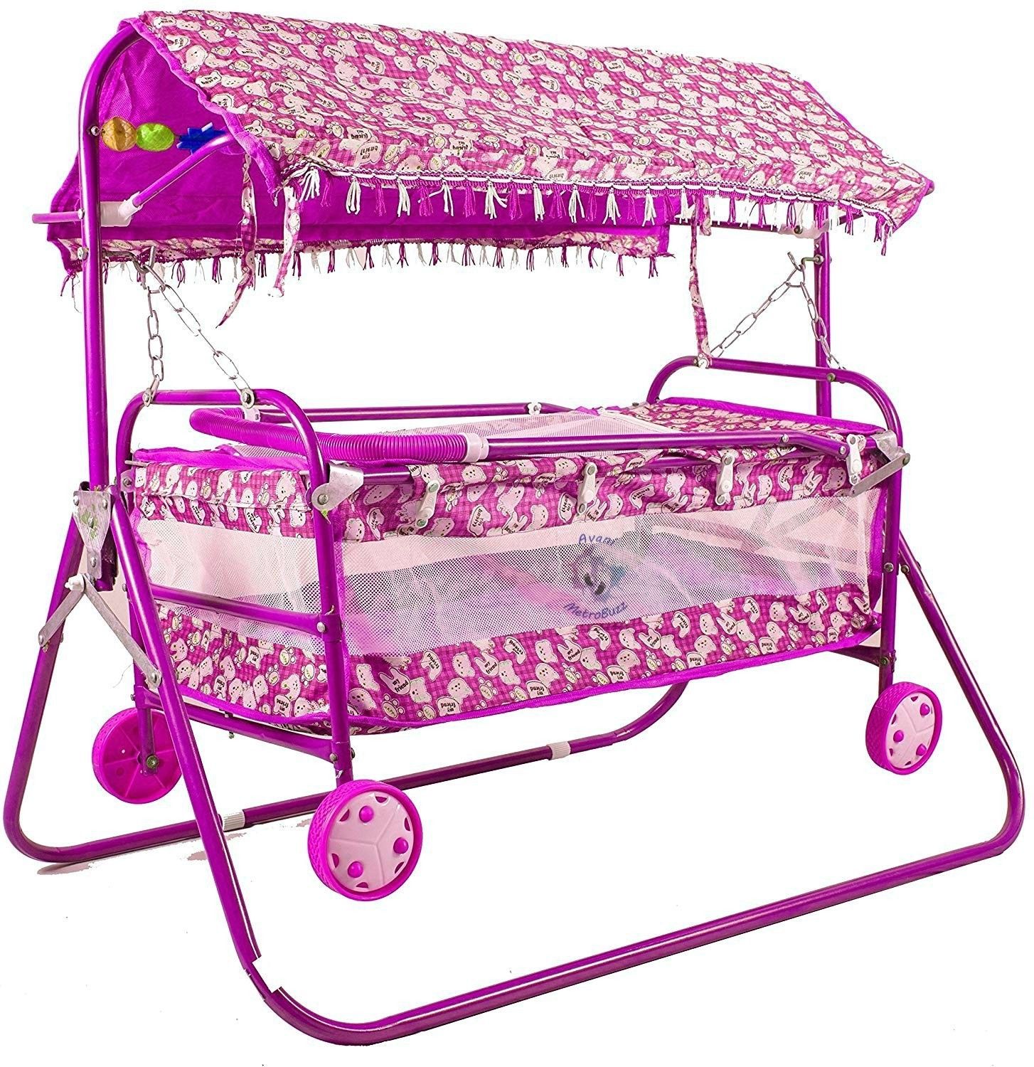avani metrobuzz Cradle and stroller Pink-picture-12