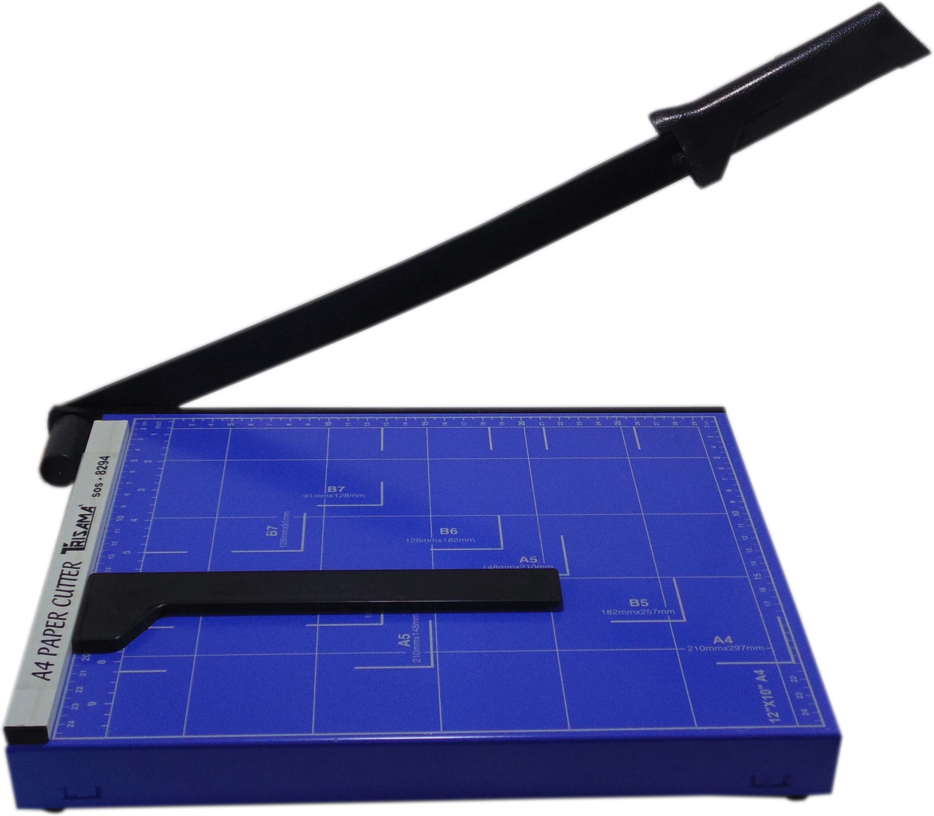 TRISAMA A4 A4 paper cutter / Paper trimmer (Manual Paper cutting machine) Plastic Grip Hand-held Paper Cutter 8294 Paper Trimmer-picture-28