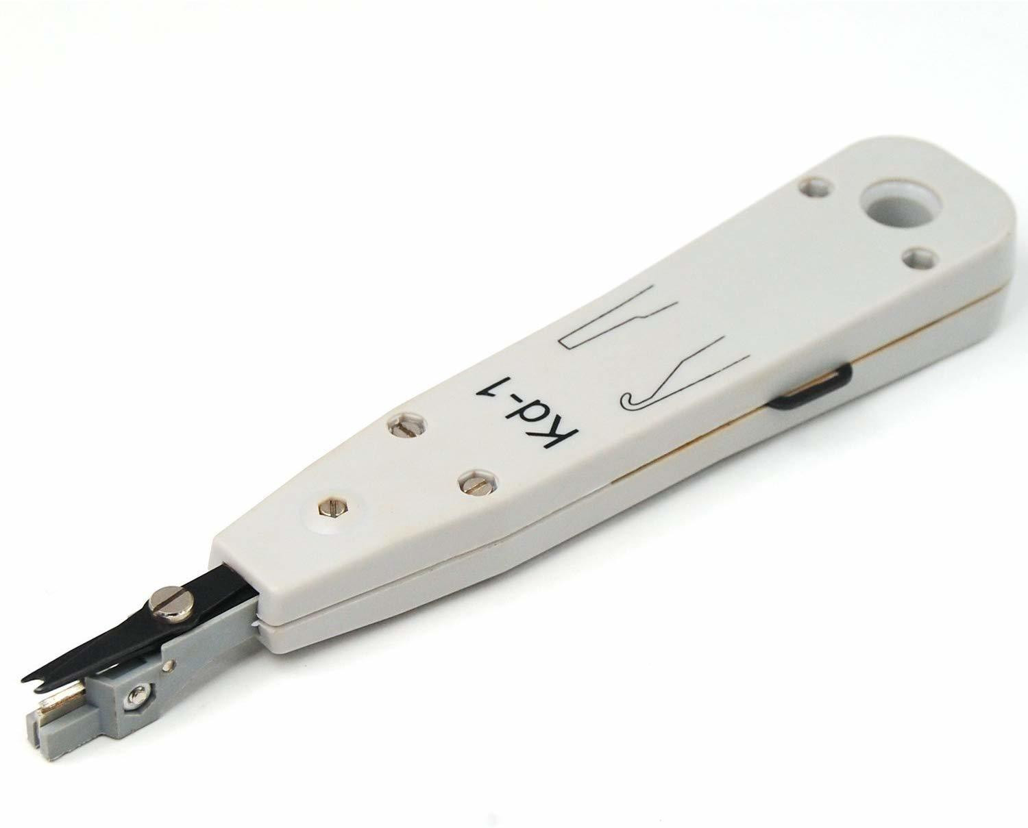 ClassyTek Push Down Krone Tool IDC / Network CAT5 & Telephone Insertion Network Interface Card image 1
