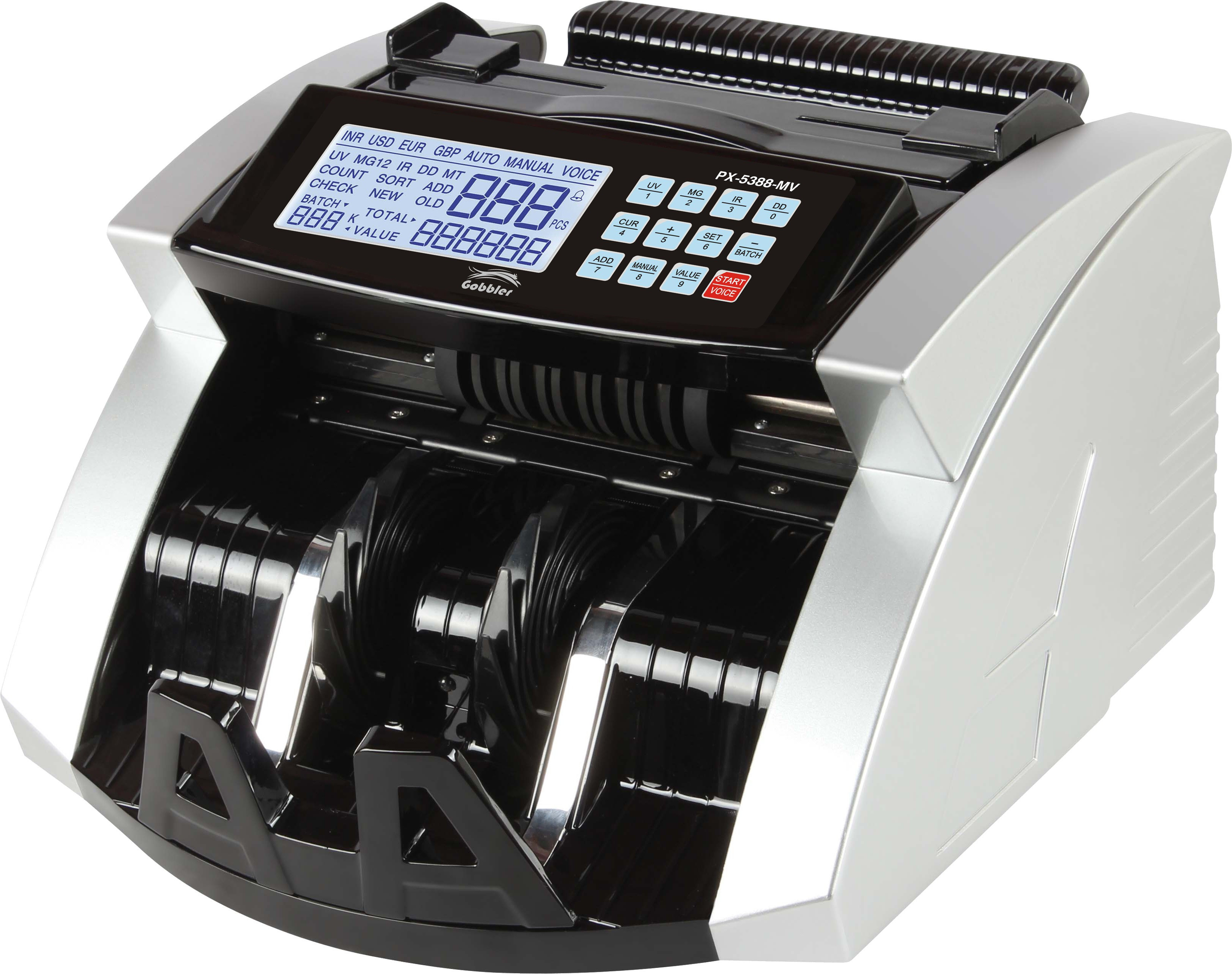 GOBBLER GB 7388 MV Business Grade Note Counting Machine with Fake Note Detection Note Counting Machine image 1