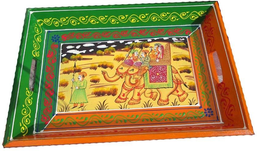 primium handmade printed wooden tray Tray-picture-26