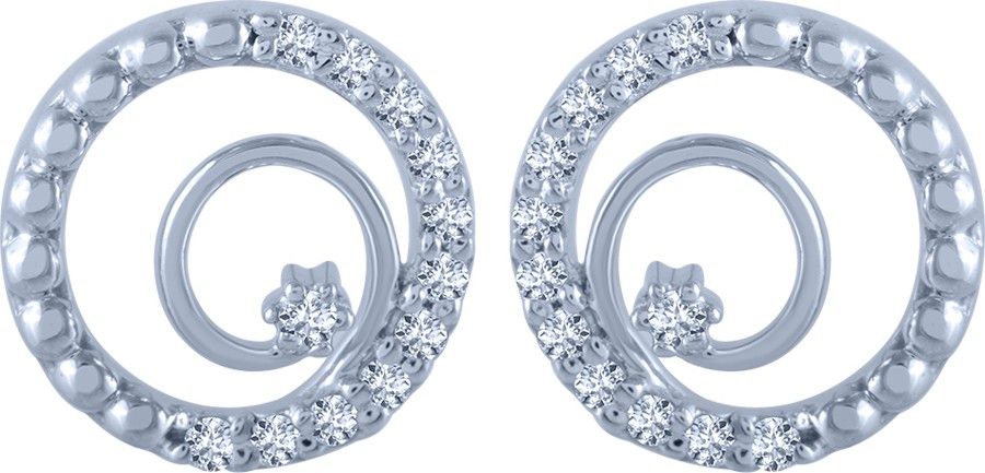 PC Chandra Jewellers White Gold 18kt Stud Earring-image-26