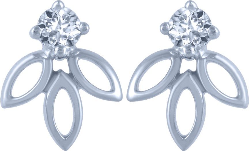 PC Chandra Jewellers White Gold 14kt Stud Earring-image-9