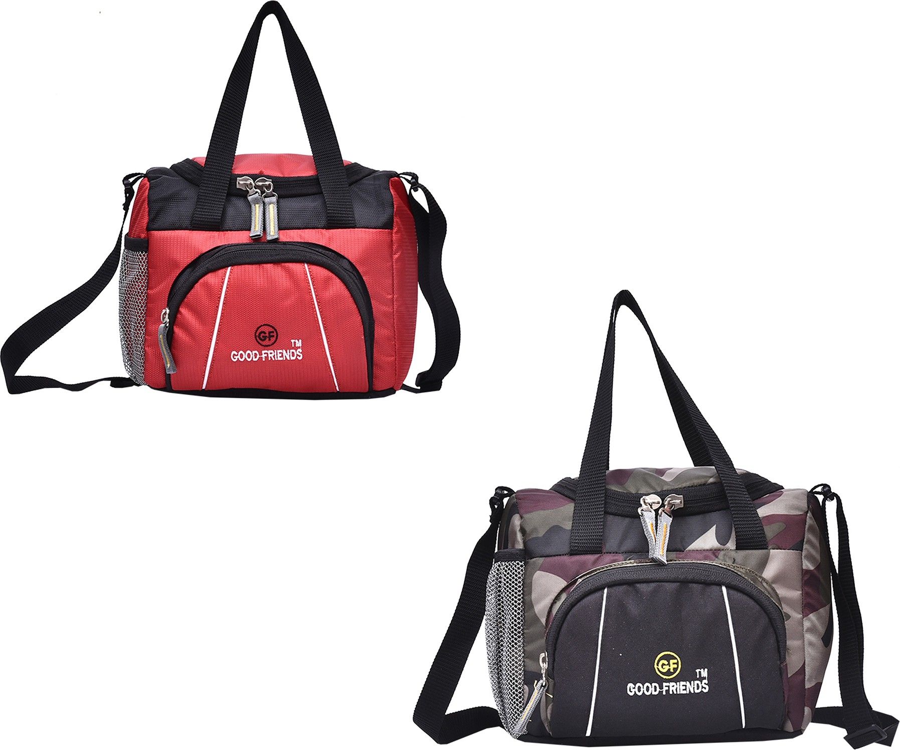 Military Lunch Bag for School, College, Office, Picnics and Travel Lunch bag Pack Of 2 Small Travel Bag