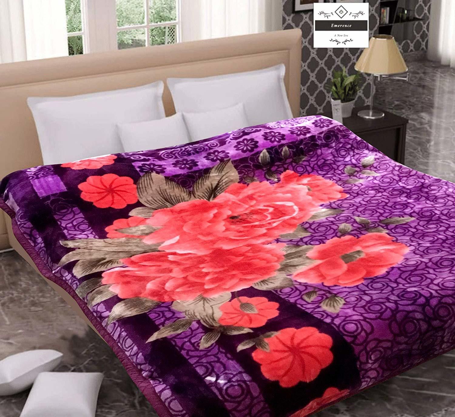 v.r.enterprises Floral Single AC Blanket for AC Room-picture-16