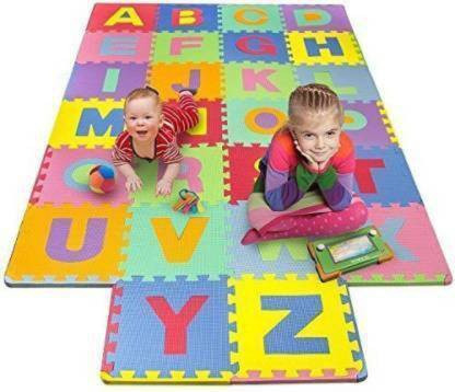 dtd creation Building Blocks Kids Non-Toxic Alphabet Puzzle Mat Colorful foam image 1
