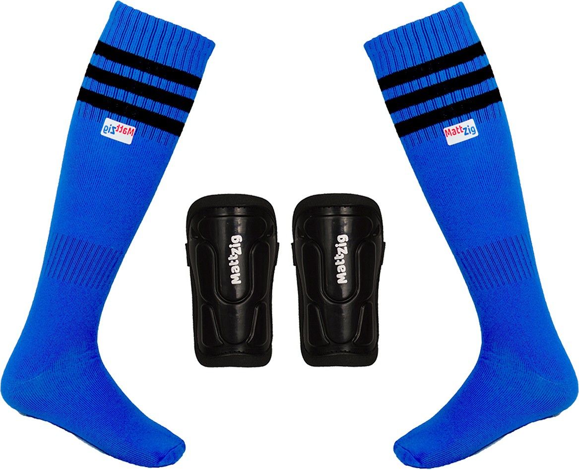 mattzig (One Pair Football Socks + One Pair Shin Guard) Football Kit-picture-14