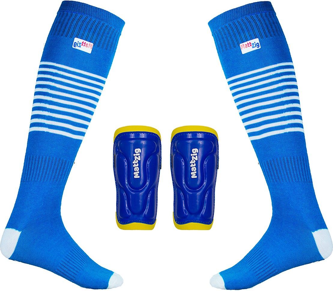 mattzig (One Pair Football Socks + One Pair Shin Guard) Football Kit-picture-19