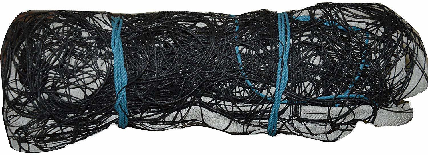 hackerx Volleyball Net (Black, White) Cotton Net Volleyball Net image 1