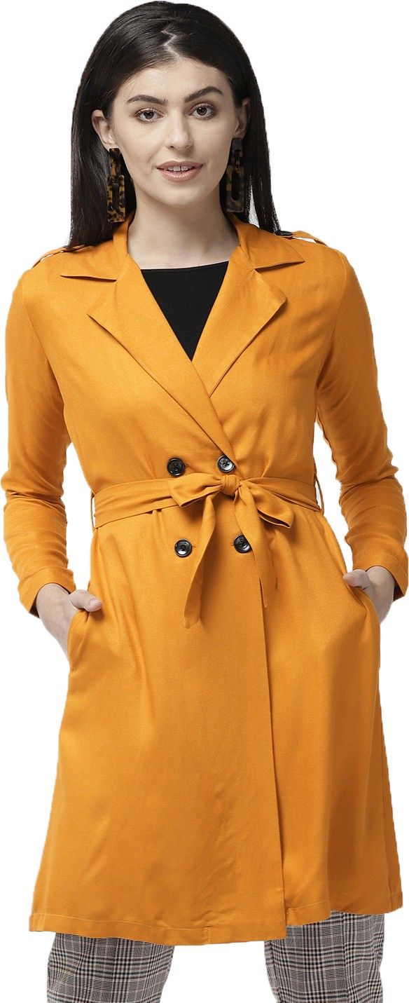 style quotient Rayon Solid Coat For Women-picture-15