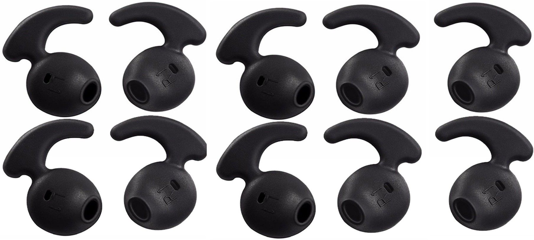 Somapa 5pair (10pcs) soft ear buds,soft silicone eartips In The Ear Headphone Cushion