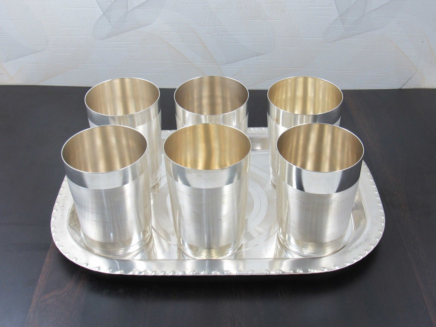 goldgiftideas Amrapali Matt Water Glass Serving Set-picture-26