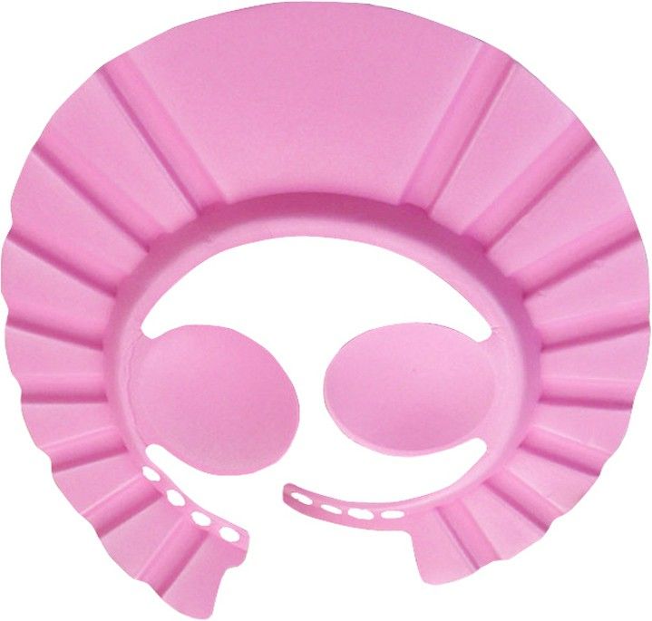 nema Adjustable Baby Bath Shower Cap with Ear Shield - Pink-picture-5