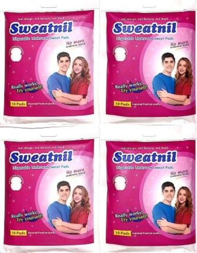 4 Packs of Self Stick Disposable Underarm Sweat pads Sweat Pads