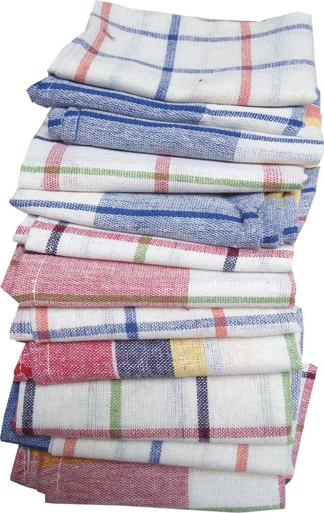 Kitchen Napkins,Chapati Napkin, Duster Cleaner, Cleaning Cloth Soft and Multicolor Multipurpose Work of Kitchen, Table Wiper Set of 12 PCS (18 x 18 in) Wet and Dry Cotton Cleaning Cloth-image-33