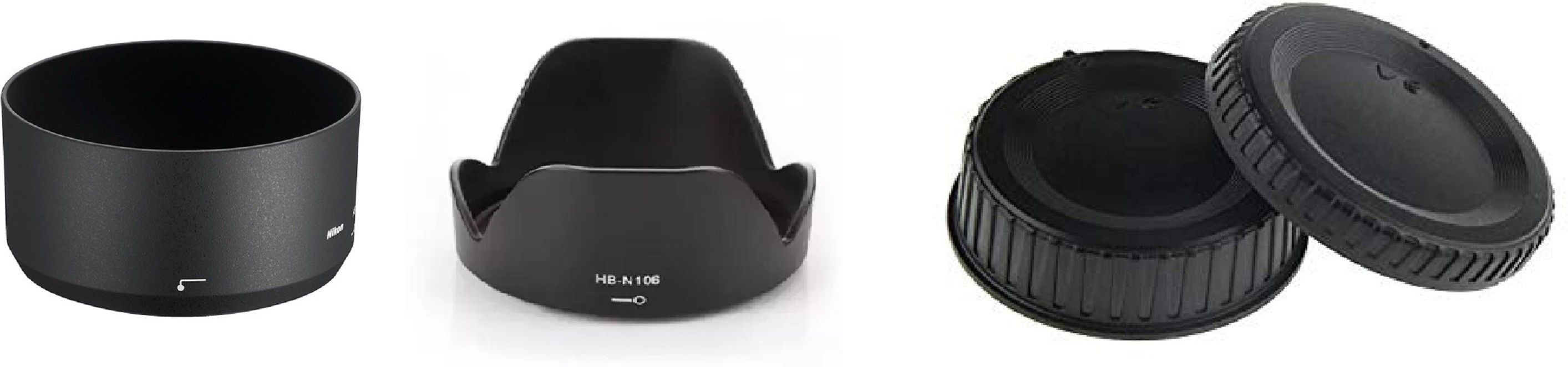 FND FOR NIKON D3500,5600,3400,5500,5300 Front Body & Rear Lens CAPLens Hood-image-3