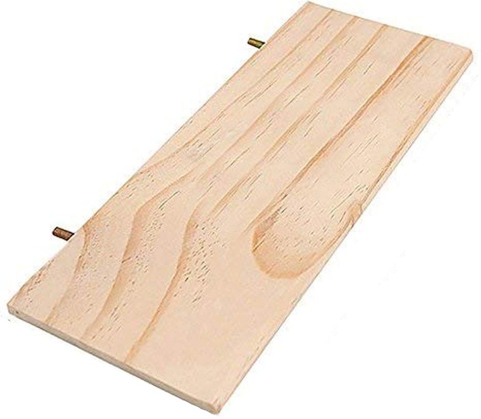 sage square Natural Wood Platform cum Perch cum Stand Bird Toy Ideal for Lovebird, Budgerigar, Sun Conure, Pionus, Quaker Parrot, Cockatiel, Finch, Canary, Budgeri (Light Weight) (9" / 23 cm) Wooden Training Aid For Bird-picture-37