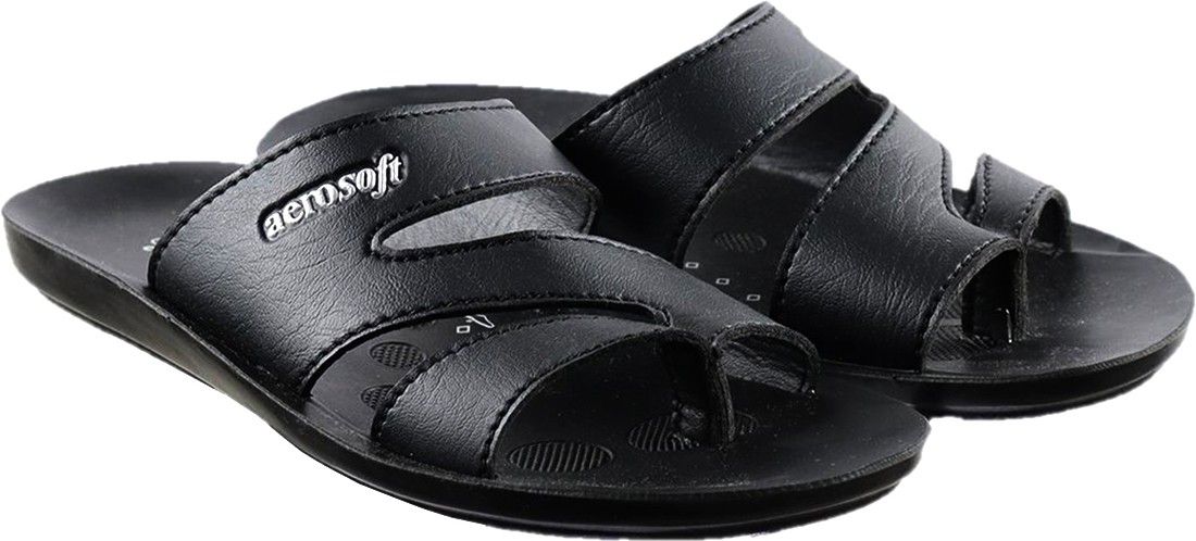 aerosoft Men Men's Black Sandal Sandal-picture-11
