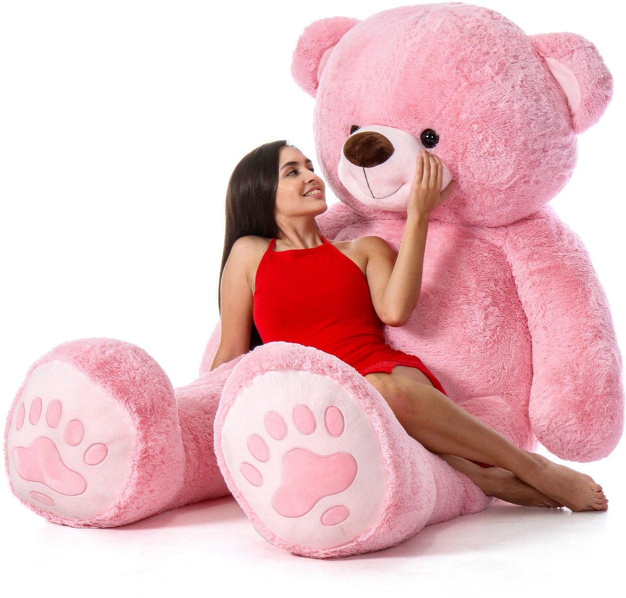 Birthday Gift - A Teddy Bear Pink Color 3 feet for Your Love - 36 inch (Pink)- 92 cm-image-38