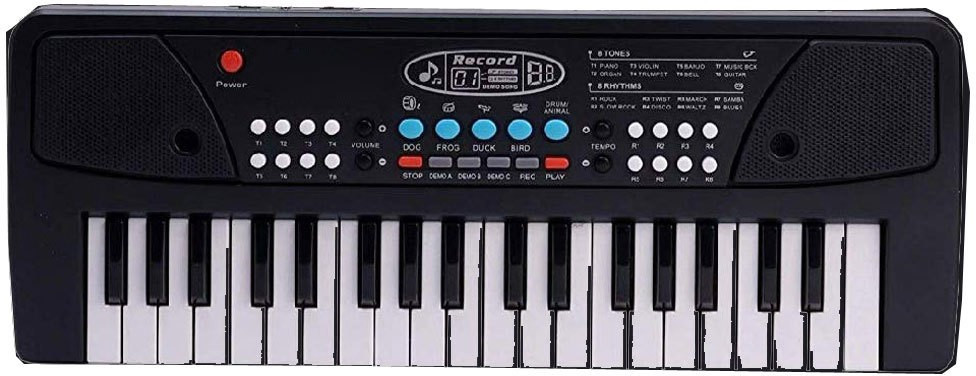 kid kraze Electronic 37 Keys Toy Keyboard Electronic 37 Keys Toy Keyboard Piano with Microphone Digital Portable Keyboard image 1