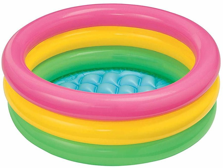 Inflatable Baby Bath Tub Multi Color 2 Feet Inflatable Swimming Pool-image-17