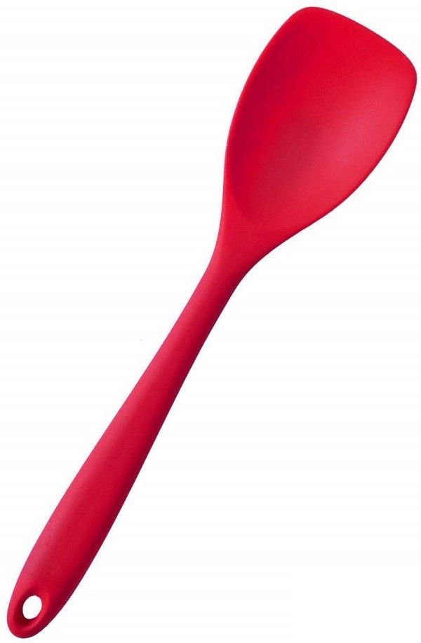 femora Silicone Premium Spoon with Grip Handle, Red Silicone Measuring Spoon-picture-25