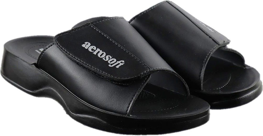 aerosoft Men Men's Black Sandal Casual Sandal-picture-13