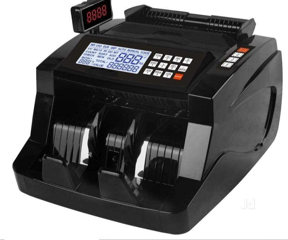 MME stylish lcd display manual value note counting machine for all denominations 10,20,50,100,200,500,2000 Note Counting Machine image 1