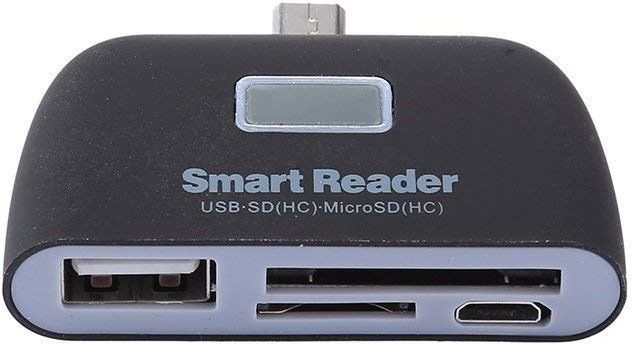 A3sprime USB Type C 3-in-1 USB OTG/TF/SD Smart Card Reader for all Type C Devices Card Reader-image-26