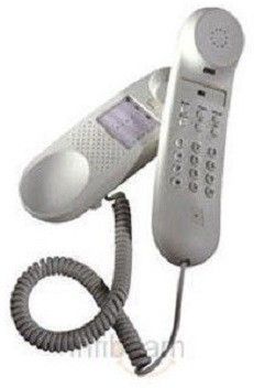 B25-White Corded Phone Corded Landline Phone with Answering Machine