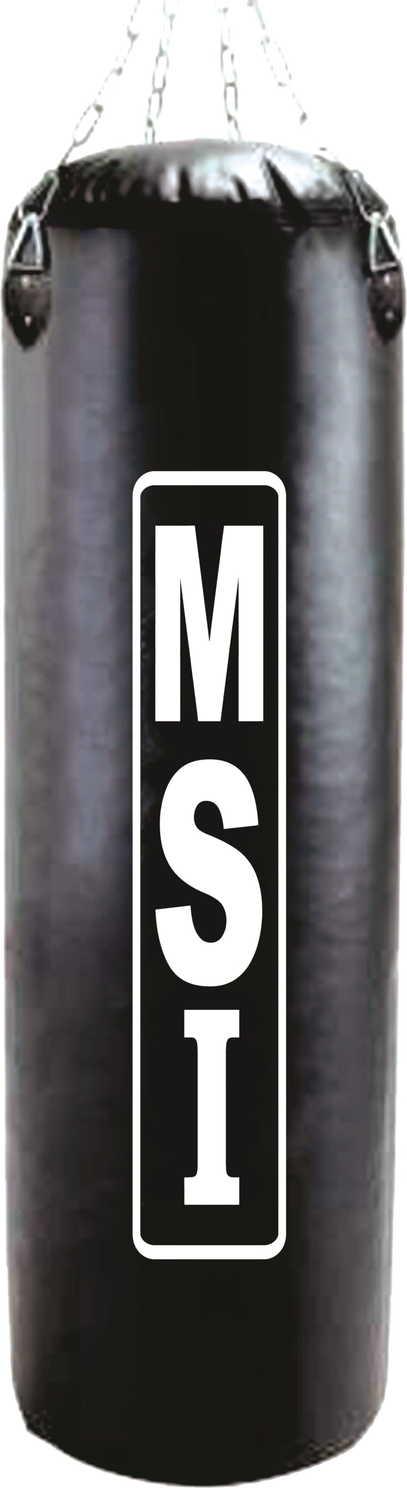 3 Feet Long Unfilled Punching Bag For Boxing & Kick Boxing With Strong Chain Hanging Bag