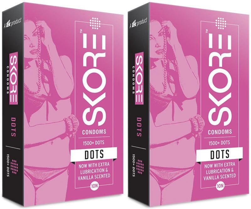 skore Dots Dotted 10s Refreshed Edition 2020 - 1500 Dots (10s x 2 = 20 Condoms) Condom-picture-16