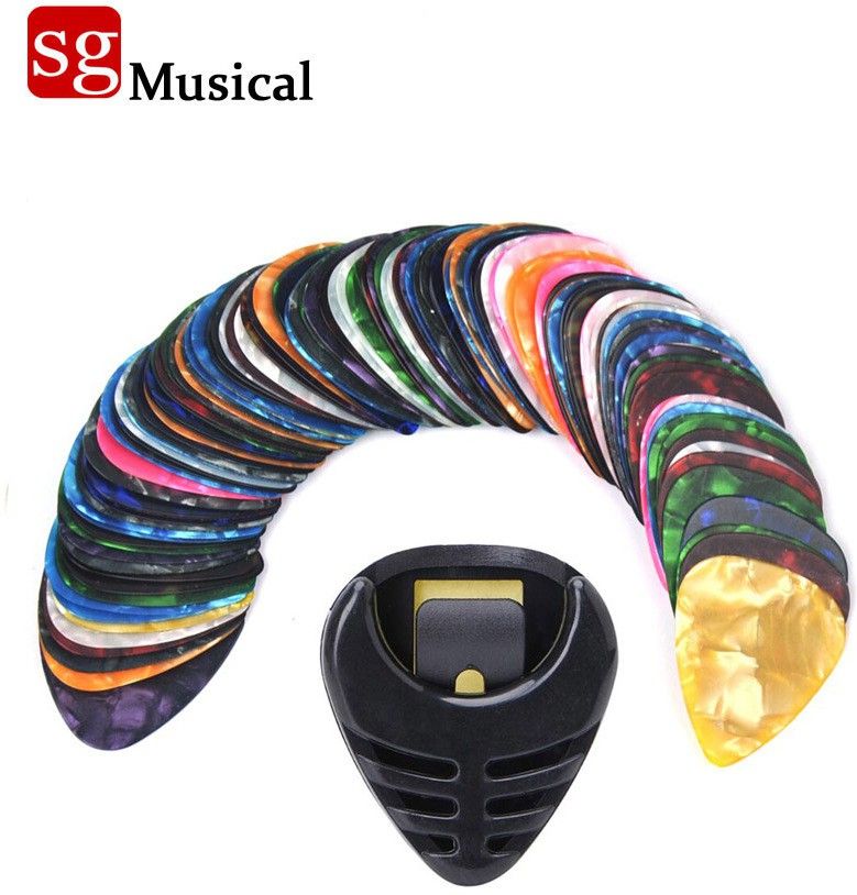 sg musical SGM-U7 Guitar Picks 0.71mm (40 pcs and 1 Holder) Guitar Pick-picture-43