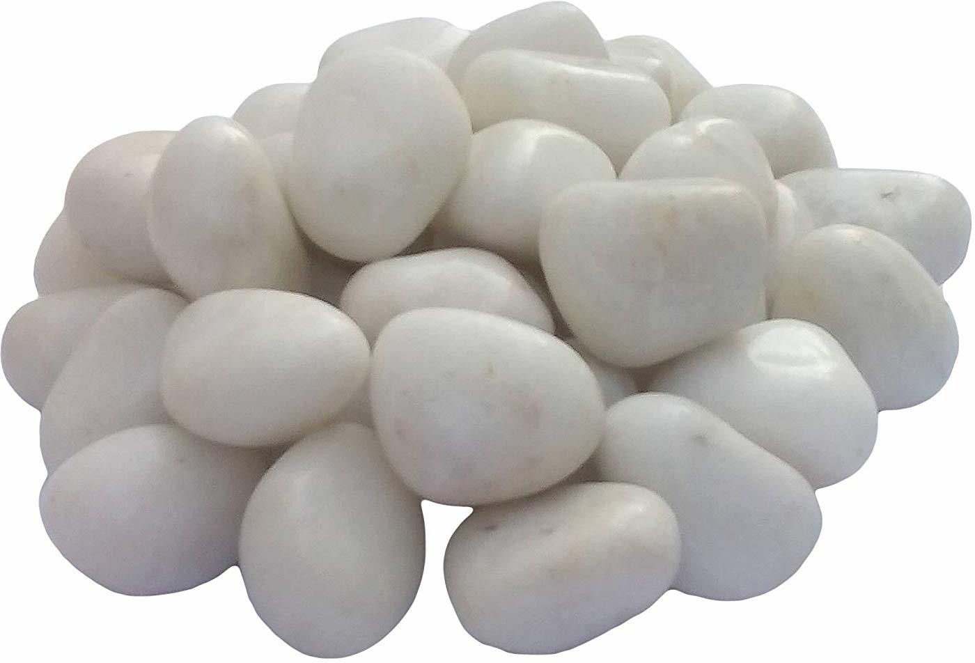 3 kg White Stone for Home, Garden and Aquarium Marble Unplanted Substrate-image-36