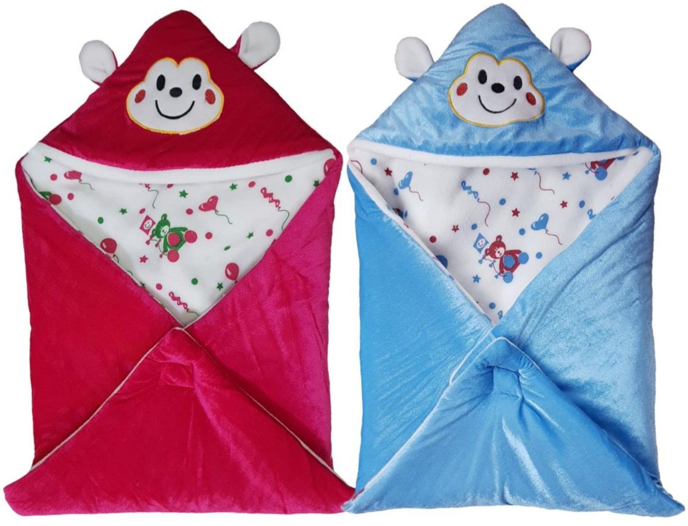 brandonn Printed Single Hooded Baby Blanket for AC Room-picture-15