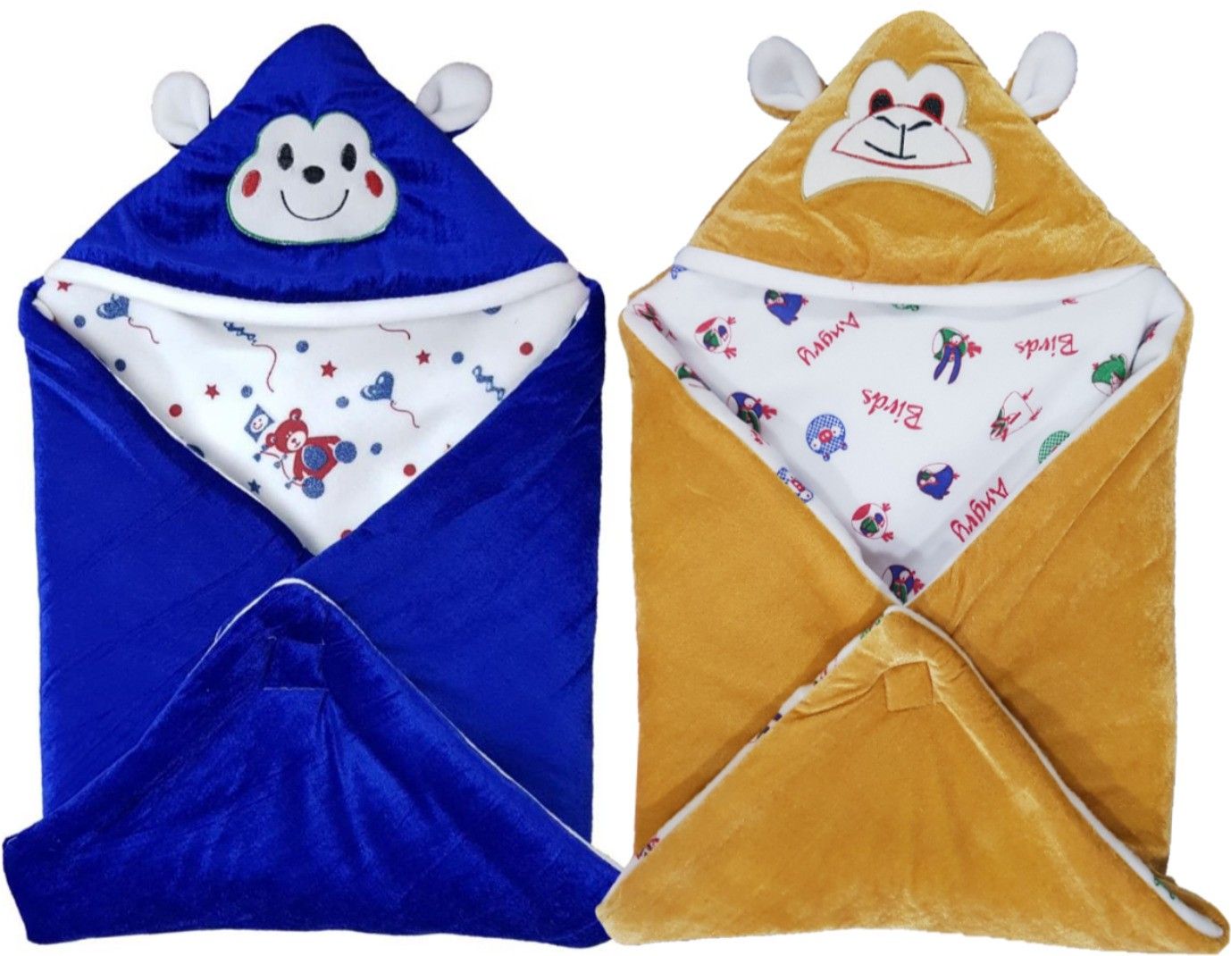 brandonn Printed Single Hooded Baby Blanket for AC Room-picture-20