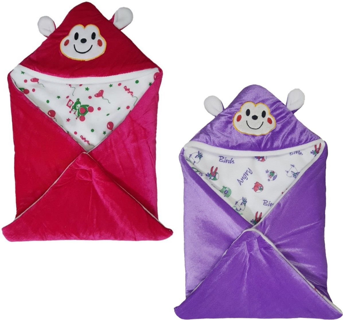 Printed Single Hooded Baby Blanket forAC Room-image-18