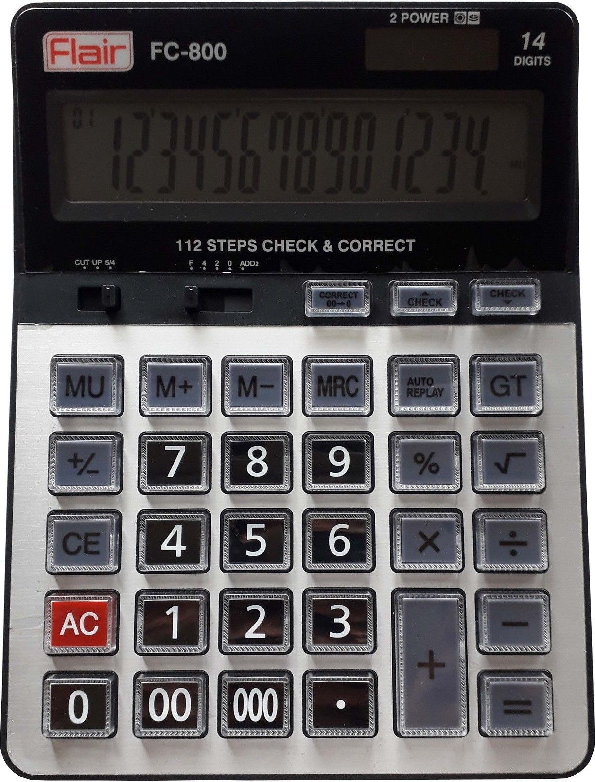 flair FC- 800 Desktop Series 112 Steps Check & Correct Basic Calculator-picture-13