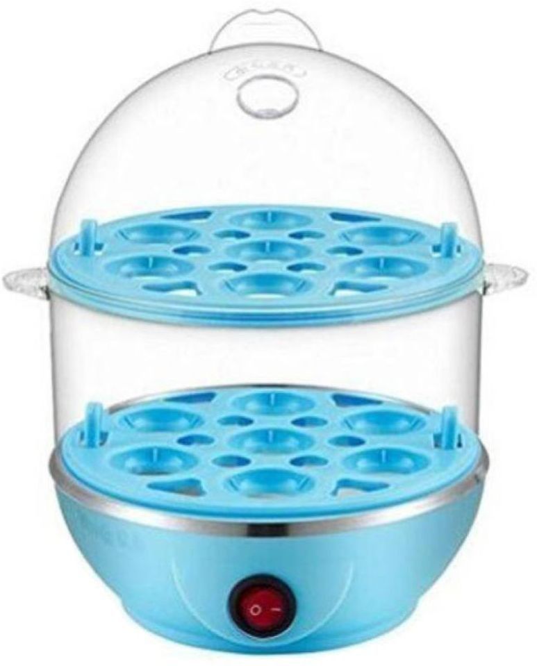 nahik fab Double Layer Multifunction Non-Stick Electric Double Frying Pan Egg Omelette Pancakes Steak Egg AQ-235 Egg Cooker (Multicolor, 14 Eggs) mn12 Egg Cooker (Blue, 14 Eggs) Egg Double Layer Boiler-1 Egg Cooker-picture-19