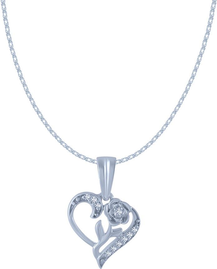 PC Chandra Jewellers VALENTINE COLLECTION 14kt White Gold Pendant-image-2